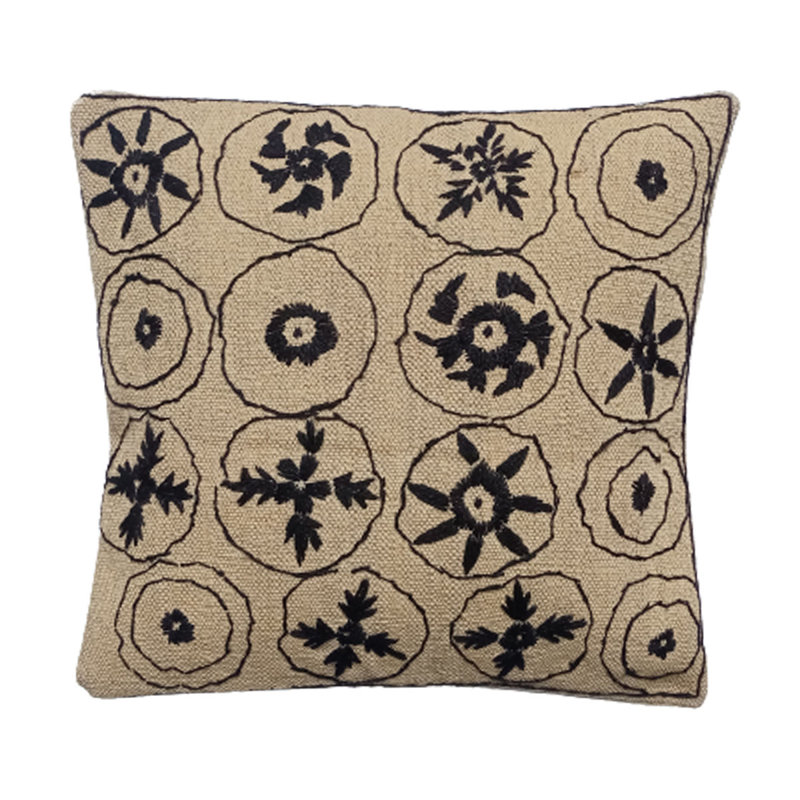 Indoor / Outdoor Abstract Square Cushion Cover