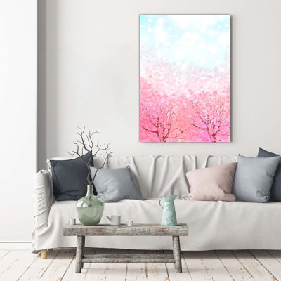 Cherry Blossoms - Wrapped Canvas Print