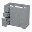 Base de meuble-lavabo simple 35,60 po seulement-99379656