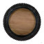Table d'appoint en bois d'acacia de 30 po SOLID: conception moderne, fabrication durable et assemblage facile