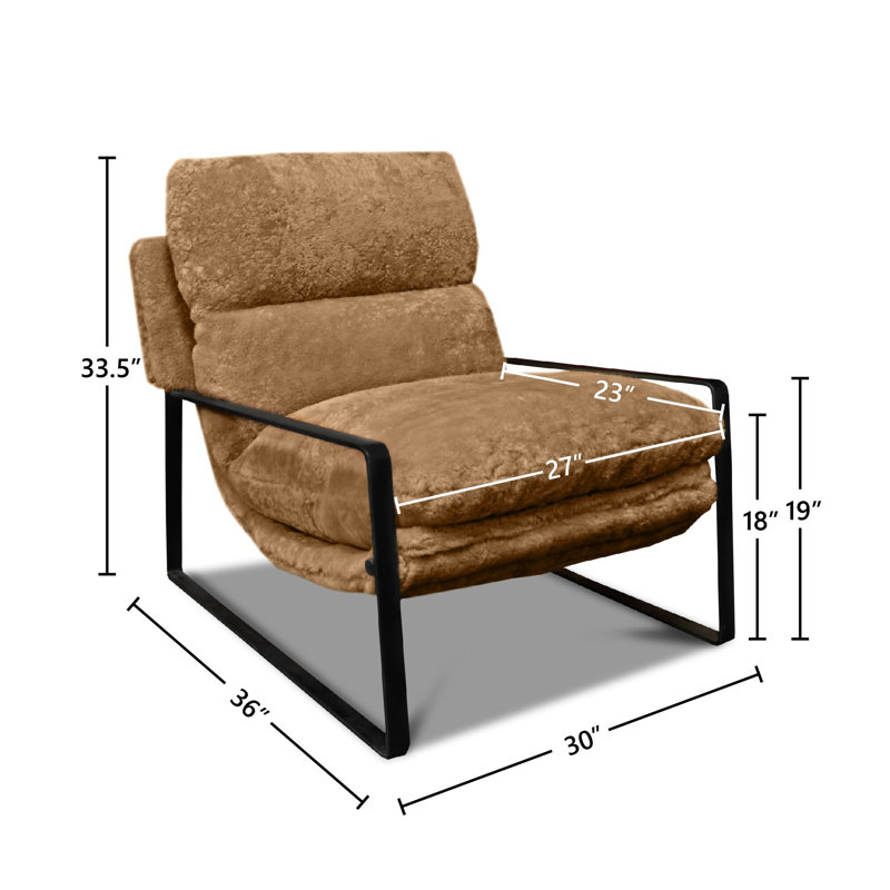 McQueen Armchair, Stainless Steel, Grey Taupe (Dreamer)