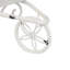 Blanc antique, fer vieilli, pot à fleurs brouette, 11,5 po x 4 po x 7 po, petites plantes artificielles, plantes grasses de comptoir,