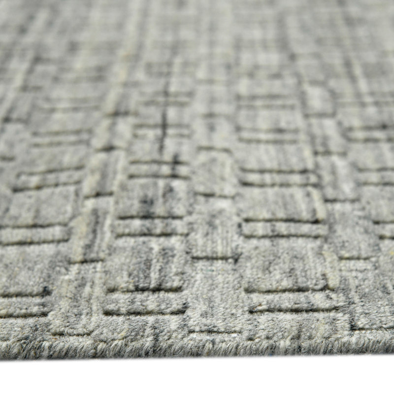 Sieda Wool Geometric Indoor Rug, Rectangle 5' x 7'6"