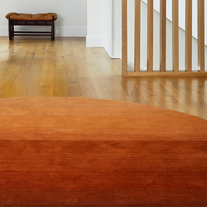 Noon Hand-loomed Wool Rug, Round 6'