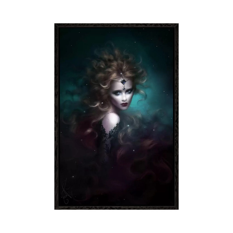 Sura 1 Piece Wall Art on Canvas, 66.04 cm H x 45.72 cm W, Black Framed