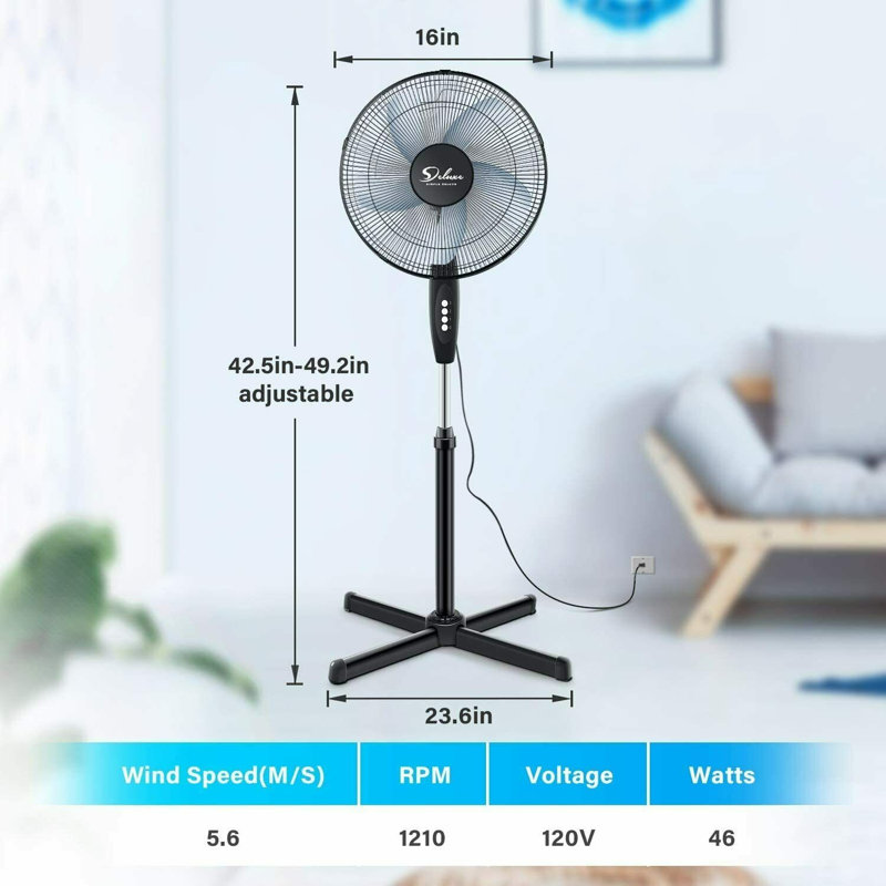 Ventilateur sur pied Simple Deluxe