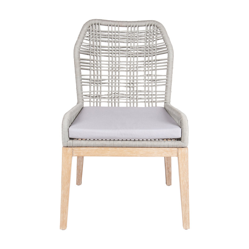 Chaise rembourrée Lago, Gris