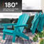 Chaise Adirondack pliante d'extérieur Chaise surdimensionnée en plastique Adirondack HiPS-472917355