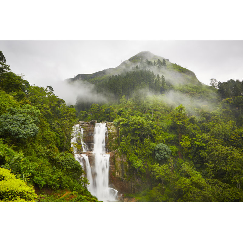 Waterfall - Wrapped Canvas Print, 81cm H x 122cm W x 3.8cm D