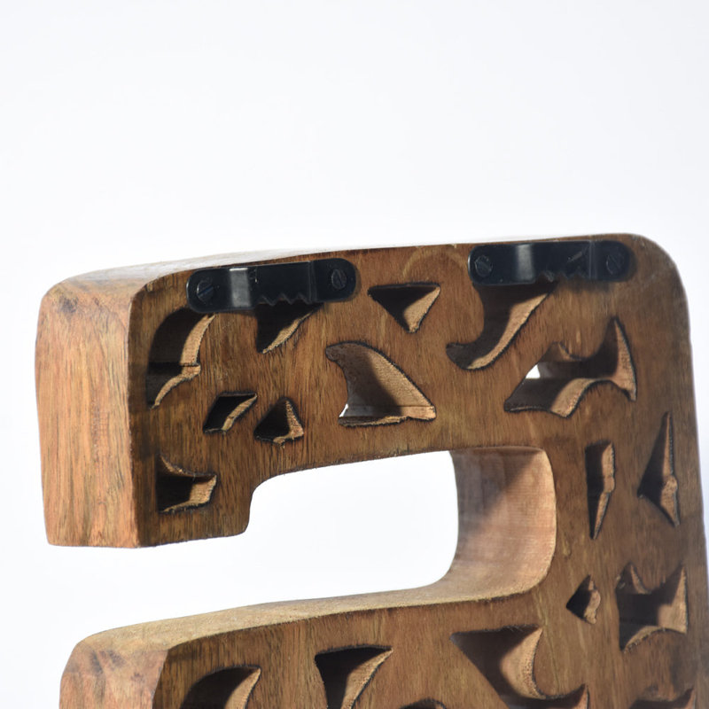 Eastford Text & Numbers Letter Block, S, Gold
