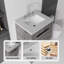 Meuble-lavabo autoportant avec lavabo