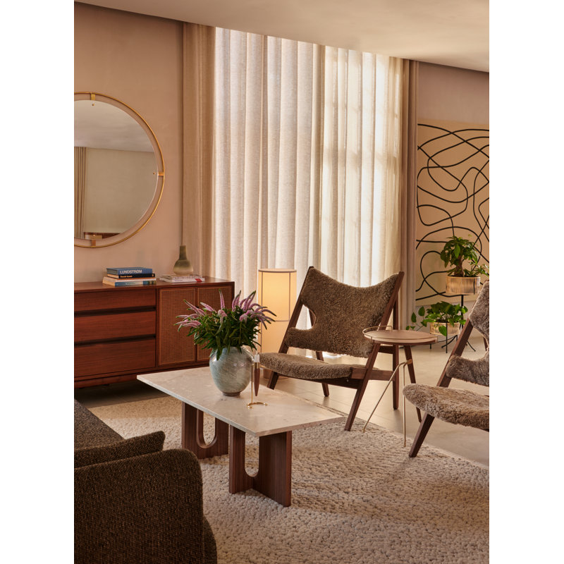 Gravel Area Rug in Ivory, Rectangle 6' x 8'