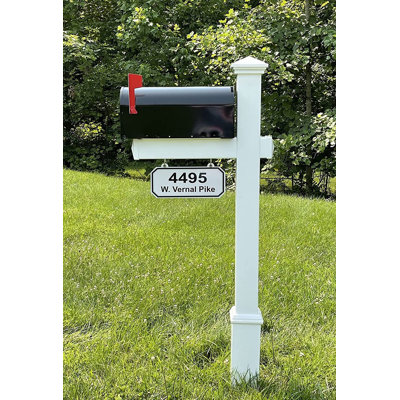 Personalized Post Mounted Mailbox
