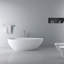 Baignoire de trempage autoportante 66,9 po pour salle de bain