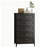 27.6-inch wide five-drawer dressing table/storage cabinet-1876395426