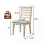 Ensemble de 4 chaises de ferme-129067771
