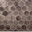 1.9" x 1.9" Glass Hexagon Mosaic Tile-61485184