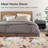 Retro Bloom Soft Floral Machine Washable Area Rug-1041877702