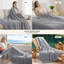 Couverture en flanelle de lits pour lit simple / simple TG pour filles, couverture douce et confortable 300 GSM pour dortoir et décoration intérieure, gris clair, cadeau toutes saisons-116397907-116397923