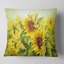 Coussin décoratif fleur de soleil brillant-932958611-932958612