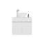 Meuble-lavabo de salle de bain avec lavabo, 2 portes (sans robinet inclus)
