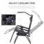 Powder Coated Steel Outdoor Lounge Chair