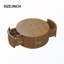 Table basse ronde avec tiroirs-1863071370