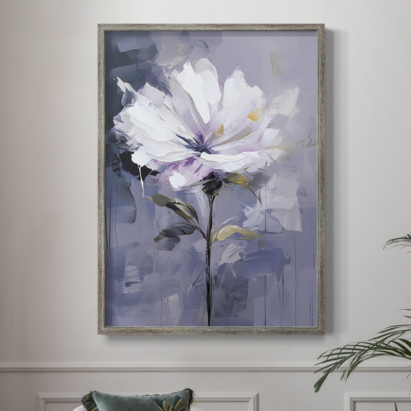 Reproduction encadrée FLORAL Series CDxxviii - bois massif, H 11 po x l 9 po