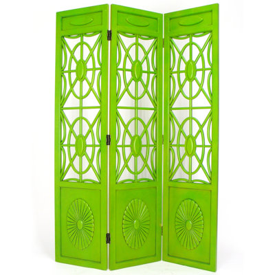 Cloison pliante 3 panneaux l 54 "x H 78"