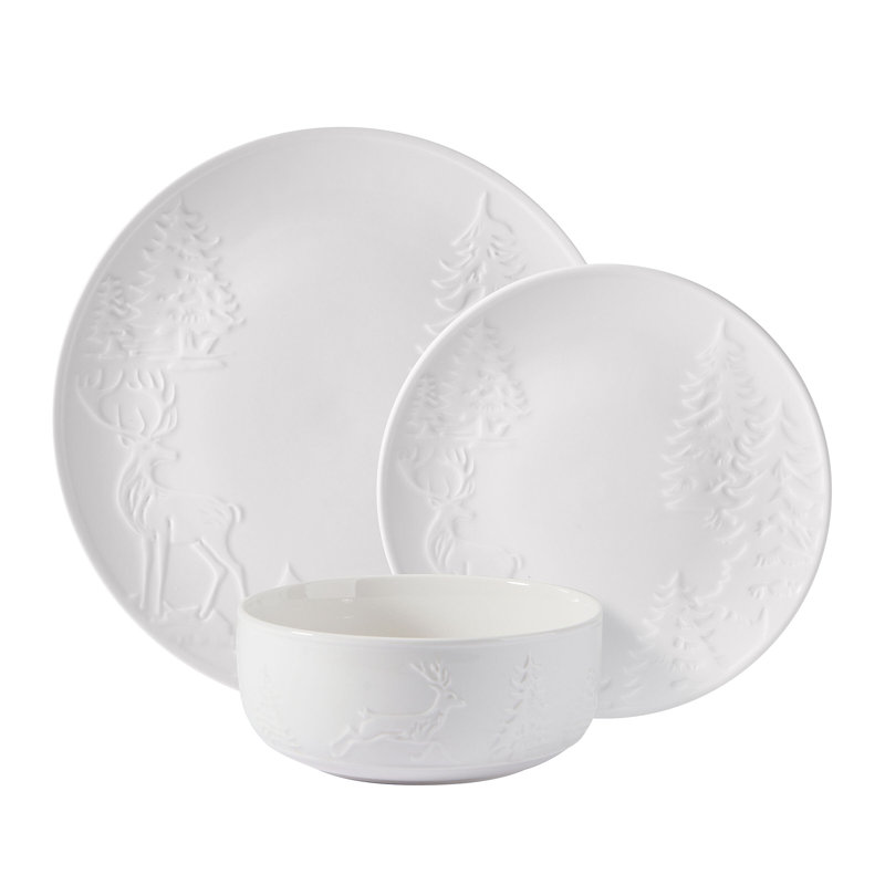 Pfaltzgraff Trailside Retreat 24-Piece Dinnerware Set, Service for 8