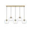 Luminaire suspendu en forme de globe à cinq lumières pour îlot de cuisine avec détails en verre Snead-860234481-885300020-889669888