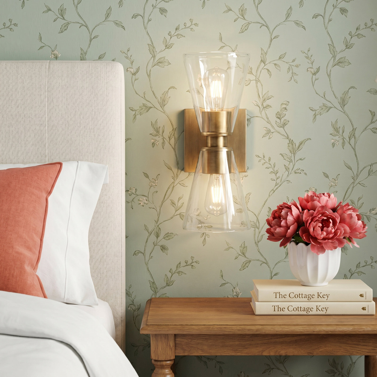 2-Light Armed Sconce