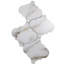 Nature 5.625 in. x 5.625 in. Glass Big Lantern Arabesque Mosaic Decorative Kitchen & Bathroom Wall Tile-40603652