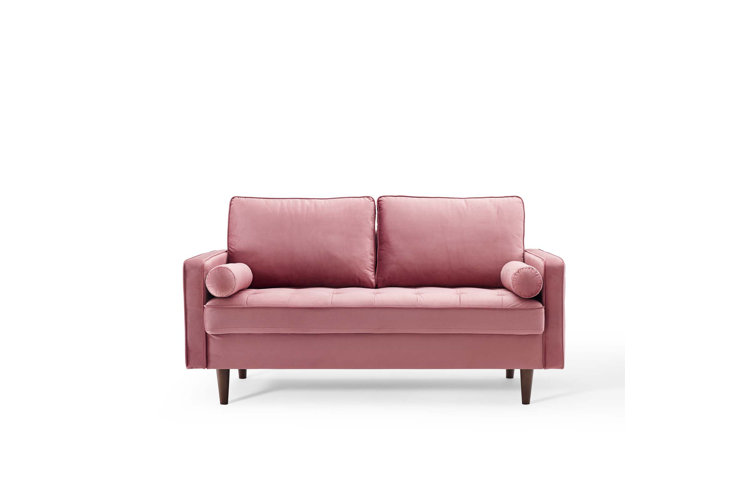 Sundee 61.5" Velvet Square Arm Loveseat