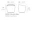 Noma Plastic Decorative Stool-49041626