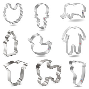 CookieCutter.com 9 -Piece Non-Stick Cookie Cutter