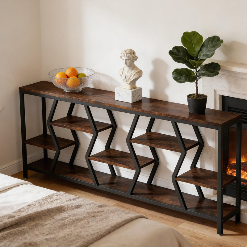 Table de canapé polyvalente et durable avec rangement généreux, idéale pour les décors modernes et traditionnels