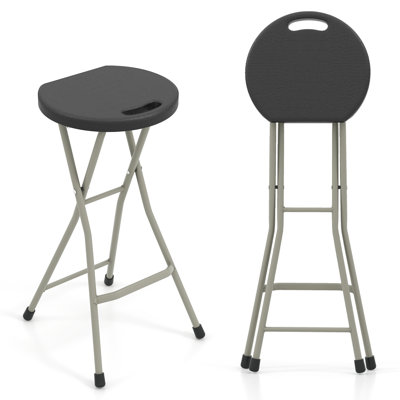 Kucik HDPE Folding Stool Folding Chair Set