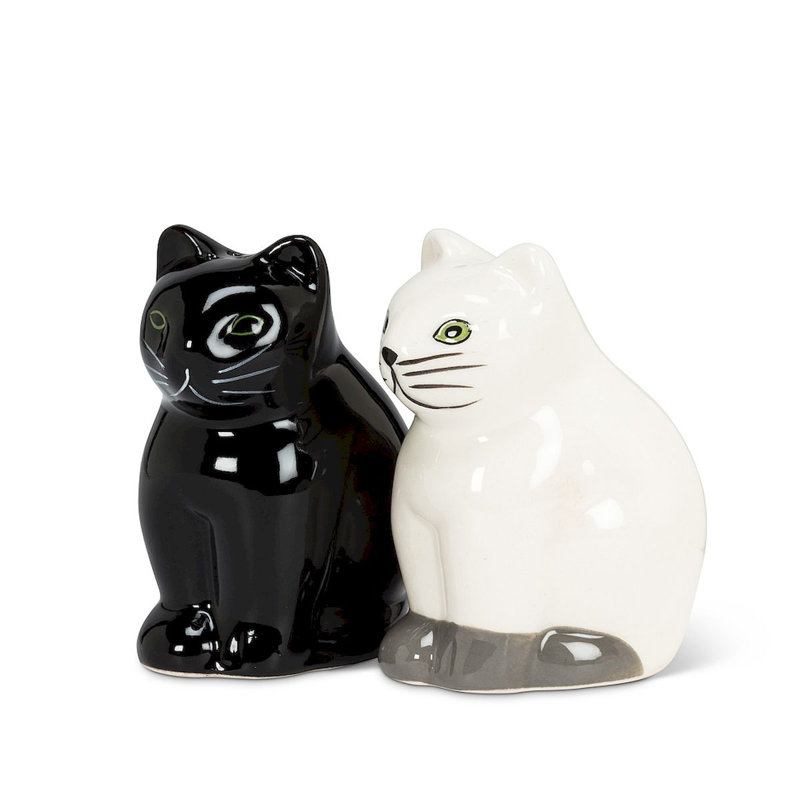 Mr. MJs Sitting Cat Salt and Pepper Shaker Set