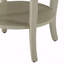 Table d'appoint ronde avec tablette inférieure