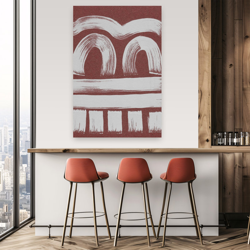 Abstrait abstrait tribal abstrait contemporain, 60" H x 40" W