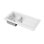 Traditional Kitchen Sink Ceramic 1.5 Bowl White Reversible Waste RL301CW