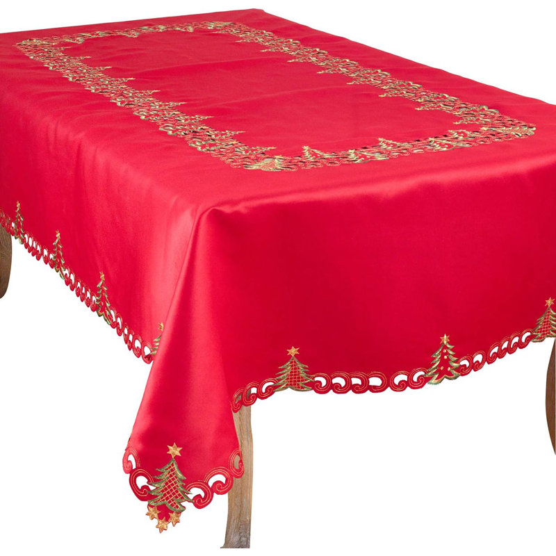 Nappe Commodore, Rouge, 120 po x 67 po