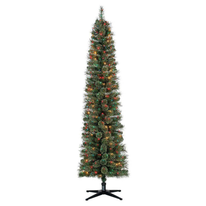 84' Lighted Pine Christmas Tree