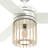 52" Ronan 3 - Blade Caged Retro Vintage Indoor Ceiling Fan with Light and Remote Control-18347552