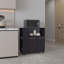 Chariot de cuisine, 2 portes, 3 tablettes, 4 roulettes-957793339