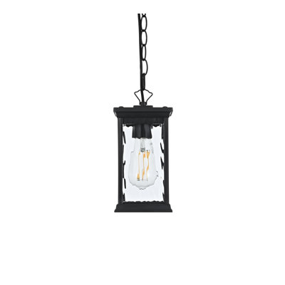 Durham 5 Inch Outdoor Pendant in Black