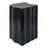 2-In-1 Irregular MGO End Table, Split Design, Small Space Friendly,Indoor Outdoor Use,Black Color-55043666