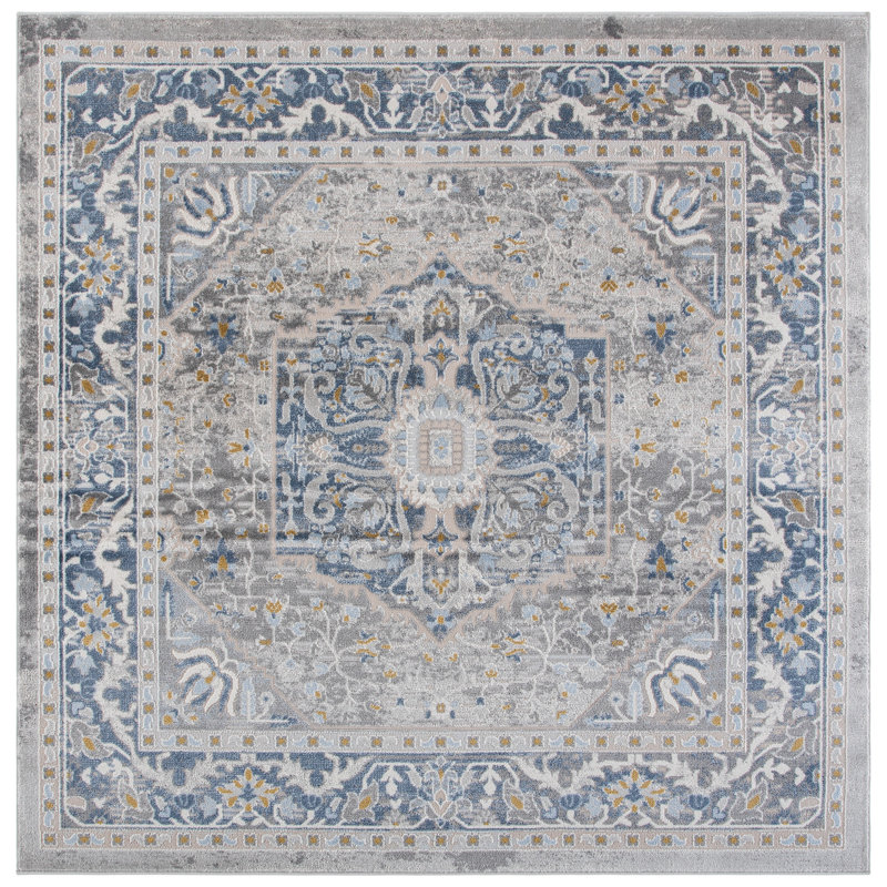 Palma 376 Performance Oriental Rug, 6'-7" X 6'-7" Square