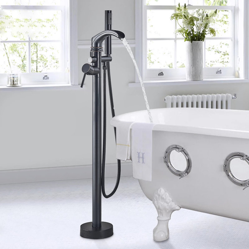 Floor Waterfall Faucet with Diverter